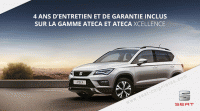 Profitez de l’ATECA avec 4 ans d’entretien et de garantie inclus