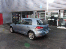 Volkswagen golf 6 bleu claire