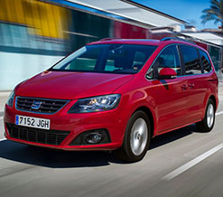 SEAT Alhambra rouge. Version 2015